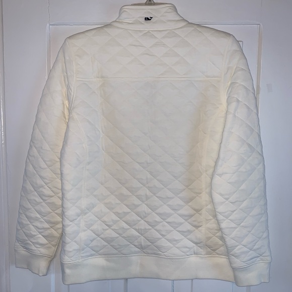 Vineyard Vines Allover Quilted Shep Shirt 1/4 Zip - Picture 4 of 16